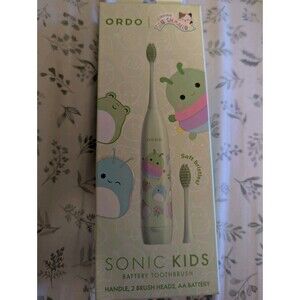ORDO Sonic Kids Battery Green Toothbrush Original Squishmallows Jazwares NEW